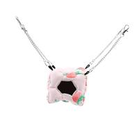 BESPORTBLE lit de Hamster lit de Chien extérieur Chiens de Couchage Hamster pour Chien Humain hamac Chat Gigoteuse nid de Couchage Chaud pour Maison de Coton Rose
