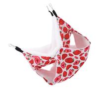 BESPORTBLE Literie Confortable pour Hamster Rongeur Berceau pour Animaux De Compagnie Hamac pour Chinchilla 20 X 20 Pouces Couleur Fraise