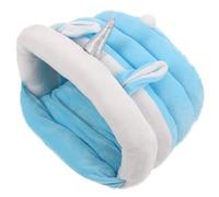 BESPORTBLE Litière pour Chat Licorne Tunnel De Beignet De Chat Maison De Chat Cages Four Saisons Universal Cat House Jouets Mignon Para Tunnel pour Chien Coucou Blue Chiffon