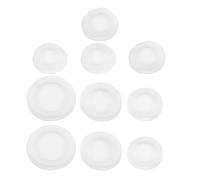 Besportble Lot de 10 Bouchons en Caoutchouc pour Tirelire Bouchon Rond De Remplacement Universel 1.02-1.50 Pouces Fermeture ÉTanche pour BoîTe D'ÉPargne Accessoire Polyvalent pour Cache-Trou