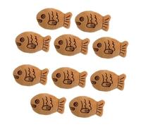 BESPORTBLE Lot de 10 Broches en Peluche Petit Poisson Broche de Fixation pour Pull et Manteau Accessoires de Mode Cartoon pour Femme Décoration Vêtements pour Fêtes et Mariages