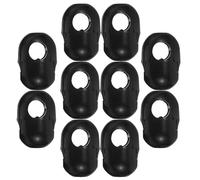 BESPORTBLE Lot de 10 connecteurs pour Corde d'escalade, Boucle métallique, Accessoires pour Filet d'escalade extérieur, adaptés aux Structures de Jeux, aux Parcours d'obstacles et