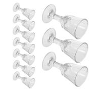 BESPORTBLE Lot de 10 Coupes à Liqueur en Verre 10 Ml Verres à Whisky Transparents Base Stable Bords Polis pour Apéritifs et Dégustations