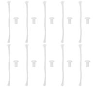 BESPORTBLE Lot de 10 de Mèches en Coton pour Lampes à Huile et Lampes à Alcool Porte-mèche en Céramique Flamme Stable Polyvalent pour Usage Domestique et Laboratoires