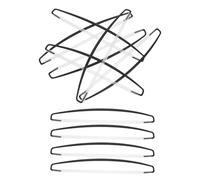 BESPORTBLE Lot de 10 Mâts Télescopiques Portatifs Noirs 17 Cm pour Bannière de Festival du Printemps, Support Rétractable Léger en Plastique Résistant, pour Événements Sportifs et