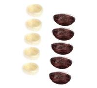 BESPORTBLE Lot de 10 Nids Doiseaux Artificiels - Petits Nids Doiseaux pour Lartisanat - Décoration De Nid Artificiel - Ornement De Nid De Jardin - Décoration De Paysage en Mousse -