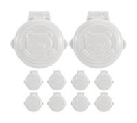 BESPORTBLE Lot de 10 protections pour boutons de démarrage de machines à laver : capuchons de sécurité pour boutons-poussoirs de machines à laver, sécurité enfant - verrous de en plastique