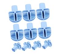 BESPORTBLE Lot de 10 roulettes Pivotantes pour Cage À Chat Petites roulettes Pivotantes Broches Polyvalentes Poulie Électrique Système D'Alarme roulettes Demi-Rondes roulettes À