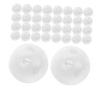 BESPORTBLE Lot De 100 Accessoires Pour Réparation De Jouets Hochets Boules De Hochet Pièces De Poupée Plastique Blanc