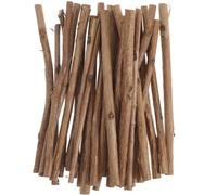 BESPORTBLE Lot de 100 Bâtonnets de Bois D'arbre à Thé, 9 Cm de Long, 4,8 à 4,8 Cm de Diamètre, pour Décorations, Accessoires Photo, Brindilles de Buis Rustiques