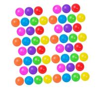 BESPORTBLE Lot de 100 Boules Océaniques en Plastique Colorées pour Tout-Petits, Diamètre 5,5 Cm, Souples et Sûres, pour Piscine à Balles, Salle de Jeux et Tunnels de Jeu Bébé