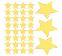 BESPORTBLE Lot de 100 Stickers Muraux Étoiles en Acrylique Miroir Doré 3 CM Autocollants Décoratifs 3D pour Salon Chambre Fête Décoration Murale Créative