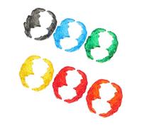 BESPORTBLE Lot de 12 Accessoires Flammes Miniatures Colorés pour Figurines Effets de Feu à Assembler Décoration Créative Halloween et Bricolage Garçon et Filles Pièces de Collection 6