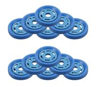 BESPORTBLE Lot de 12 Anneaux De Pêche À Main pour Fendeuse De Filet Outil De Pêche pour La Capture De Poissons Anneau De Branchement Corne Équipement De