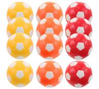 BESPORTBLE Lot de 12 Mini-Balles de Foot de Table 36 MM Multicolores Compatibles Accessoires pour Jeux et Parties Entre Amis