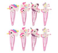 BESPORTBLE Lot De 12 Pinces à Cheveux Licorne Pour Filles Couleur Multicolore Accessoire Coiffure Garçon Et Filles Clips Résistants Pour Écoles Et Fêtes Ensemble Garçon Et Quotidien