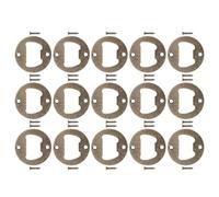 BESPORTBLE Lot de 15 Inserts D'ouvre-bouteille Ronds en Bronze Vert Antique, Accessoires DIY pour Décapsuleur, Pièces Robustes pour Bar et Usage Quotidien, Ouvre-bière Polyvalent et Solide