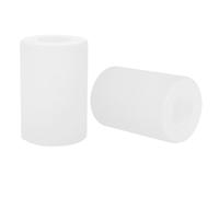BESPORTBLE Lot de 2 Abat-Jour Cylindriques en Verre Lait Blanc pour Culot E27 Diamètre 90 MM X Hauteur 130 MM Compatible Lampes de Table et Suspensions Diffuseur de Lumière Douce pour