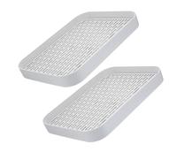 BESPORTBLE Lot de 2 Bacs à Litière pour Lapins et Petits Animaux Plastique Robuste Modèle Profond Bac d'angle pour Cage Plateau d'apprentissage Propreté pour Cage de Rongeurs et Furets