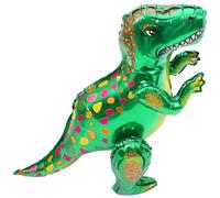 BESPORTBLE Lot de 2 Ballons en Aluminium Dinosaure Vert 53X64 CM Ballon Gonflable Créatif pour Décoration Anniversaire Garçon et Filles Accessoires Fête Thème Dinosaures Facile à
