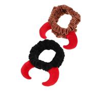BESPORTBLE Lot De 2 Bandeaux En Corne De Taureau En Peluche Pour Lavage Des Cheveux Pour Femme Spa Maquillage Démon Accessoires Pour Hommes Cornes De Taureau Pour Camion Costume