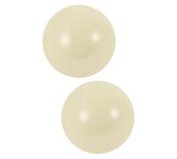 BESPORTBLE Lot de 2 Boules de Pétanque en Résine 57 MM Boules de Croquet Légères pour Jeux d'Extérieur Jardin et Pelouse Balles de Remplacement pour Loisirs et Parties en Famille
