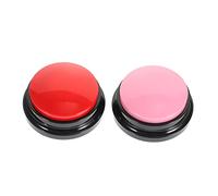 BESPORTBLE Lot De 2 Boutons Sonores Interactifs pour Chien Enregistrables À Haut Volume pour La Communication avec Les Animaux De Compagnie