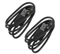 BESPORTBLE Lot de 2 Câbles de Charge Magnétiques à 2 Broches pour Montre Connectée Câble USB Compatible Charge Rapide Noir Solide en ABS et PC Accessoire de Recharge Portable