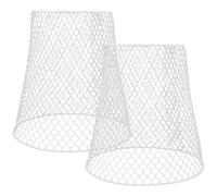BESPORTBLE Lot de 2 Cages de Protection en Fer Blanc pour Plantes Couverture Végétale Résistante et Respirante Fourniture pour Pots de Fleurs pour Jardin et Culture Extérieure