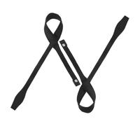 BESPORTBLE Lot de 2 Dragonnes pour Bâtons de Ski et Randonnée Sangle Noire Réglable en Polyester Solide Accessoire Polyvalent pour Sport en Plein Air et Marche Maintien Sécurisé et