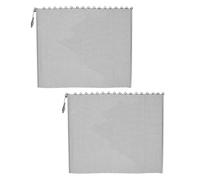 BESPORTBLE Lot de 2 Écrans de Cheminée en Maille Métallique Ignifugée 61x53,3 Cm, Pare-feu Décoratif Suspendu, Barrière Thermique pour Cheminée Domestique, Protection Anti-étincelles