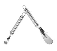 BESPORTBLE Lot de 2 Éplucheurs Multifonctions pour Agrumes en Acier Inoxydable, Ouvre-pamplemousse et Ouvre-orange, Outil Pratique pour Peler et Trancher Fruits, la Cuisine Maison