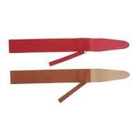 BESPORTBLE Lot de 2 Étuis Vintage pour Bâtons de Batterie 42,4 X 6,6 Cm en Cuir Pu Portable, Paquet de Transport Compact pour Percussion, Protection Chocs, pour Batteurs Débutants et