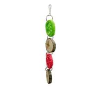 BESPORTBLE Lot De 2 Jouets À Mâcher pour Perroquets Éponges en Luffa À Mâcher pour Oiseaux Jouets en Bois pour Perruches Calopsittes Petits Oiseaux Amusants Et Sûrs Couleur Aléatoire