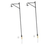 BESPORTBLE Lot de 2 Mini Lampes de Jardin Éclairage Décoratif Modèle Miniature Accessoire de Maison de Poupée Décoration de Paysage Échelle 1:50 DIY