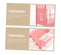 BESPORTBLE Lot De 2 Mini-Lits De Poupée Meubles Miniatures Meubles De Chambre À Coucher Meubles Décoratifs Mini-Lits en Plastique Couleur Aléatoire
