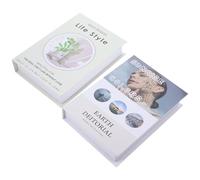 BESPORTBLE Lot de 2 Modèles de Livres Décoratifs de Simulation Modernes et Simples Accessoires de Photographie Décoration Créative pour Maison Bureau et Salon de Thé Dimensions 22-26 CM