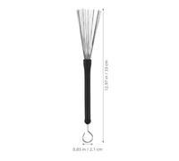 BESPORTBLE Lot de 2 paires de brosses métalliques rétractables pour baguettes de batterie, pour la pratique de la batterie jazz et les accessoires d'instruments de musique professionnels