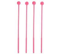 BESPORTBLE Lot de 2 paires de maillets en plastique avec manche pour xylophone, accessoires pour percussions, marimba, glockenspiel, cloche, carillon