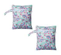 BESPORTBLE Lot de 2 Paquets Imperméables en Polyester, Lavables et Respirants, Pochettes de Rangement pour Couches Bébé, pour Voyage et Usage Intérieur