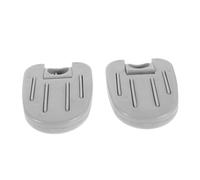 BESPORTBLE Lot De 2 Pédales De Tricycle pour Enfants Repose-Pieds De Vélo Pédales De Tricycle pour Tout-Petits Coussinets De Rechange en Plastique Gris