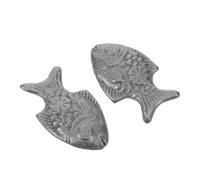 BESPORTBLE Lot de 2 Poissons en Fer Cuisson, Ustensile Alimentaire Robuste, Source de Fer pour Végétaliens, pour Pots et Repas