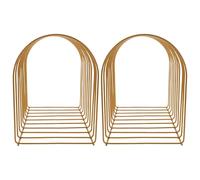 BESPORTBLE Lot de 2 présentoirs en fer pour bonnets - Support en fil de fer pour chapeaux en laine - Porte-casquettes - Rangement pour bonnets d'hiver, idéal pour les placards et les tables