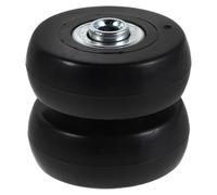 BESPORTBLE Lot de 2 Roues de Rechange Silencieuses pour Valise à roulettes Universelles 50X23 MM roulettes Pivotantes à Roulements Métalliques Remplacement Solide pour Bagages Cabine et