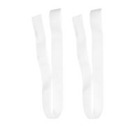 BESPORTBLE Lot de 2 Sangles Centrales Blanches pour Filet de Volley-Ball Accessoires de Fixation Résistants pour Matchs en Intérieur et Beach-Volley Sangles de Tension Précises et