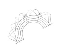 BESPORTBLE Lot de 2 Supports à Huile en Acier Inoxydable Pliables Demi-cercle 38 Cm, Grilles de Cuisson Vapeur Multifonctions Cuisine, Égouttoir à Friture Compact et Pratique, Ustensiles