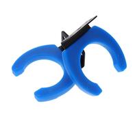 BESPORTBLE Lot de 2 Supports Muraux Bleus pour Microphone sans Fil Robuste Fixation par Vis Compact et Léger pour Rangement Mural à Domicile ou Karaoké