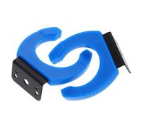 BESPORTBLE Lot de 2 Supports Muraux pour Microphone Ktv en Métal et Caoutchouc, Couleur Bleu, Crochets Universels pour Rangement de Micros sans Fil, Accessoires pour Karaoké et Studio