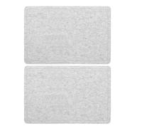 BESPORTBLE Lot de 2 Tapis de Puzzle antidérapants en Feutre, Accessoires de Montage, Plateau de Table Portable pour Enfants - Gris Clair