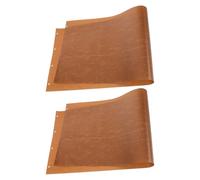 BESPORTBLE Lot de 2 Tissus Antiadhésifs pour Pelle à Pizza Coulissante Résistants à la Chaleur Jusqu’À 250°C Doublure de Four Réutilisable Tissu de Transfert Haute Température pour